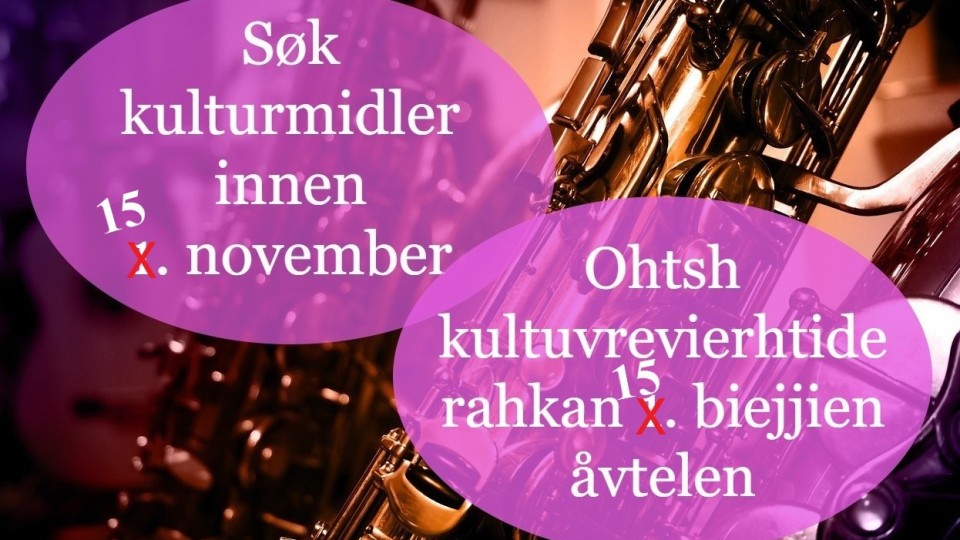 Lenke til artikkel: Søk kulturmidler innen 15. november